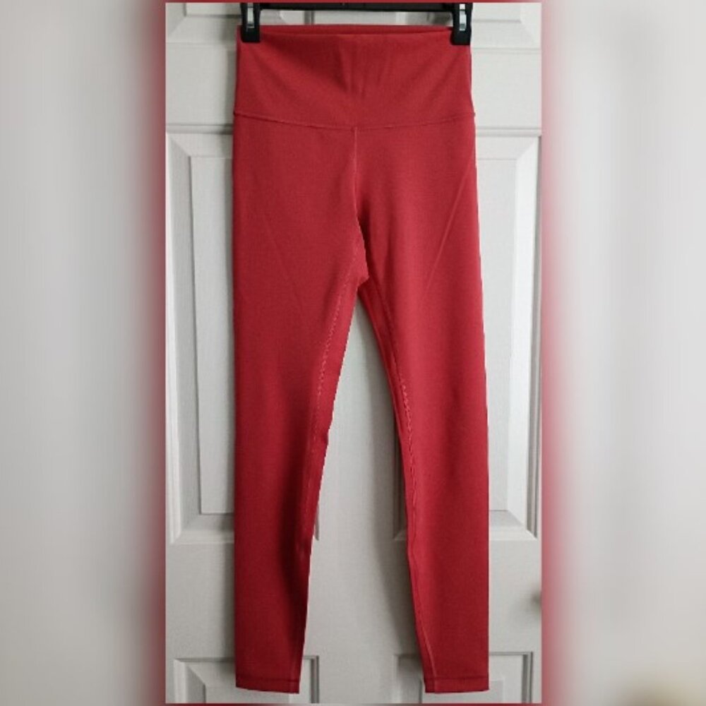 LULULEMON Align High Rise Pant Leggings 28" Cayenne Size 6
